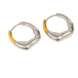 Wavy Hoop Earrings