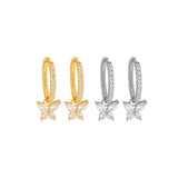 Jamila Hoops - Silver 2 pieces