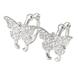 Tiny Butterfly Ear Cuff Set - S925