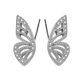 Tiny Butterfly Wings Studs - S925