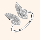 Tiny Butterfly Ring - S925