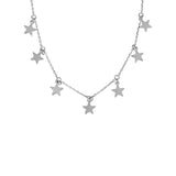 Dropping Stars Choker S925