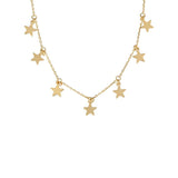 Dropping Stars Choker S925