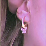 Jamila Hoops - Silver 2 pieces