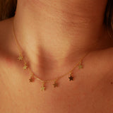 Dropping Stars Choker S925