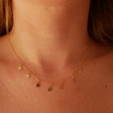 Dropping Stars Choker S925