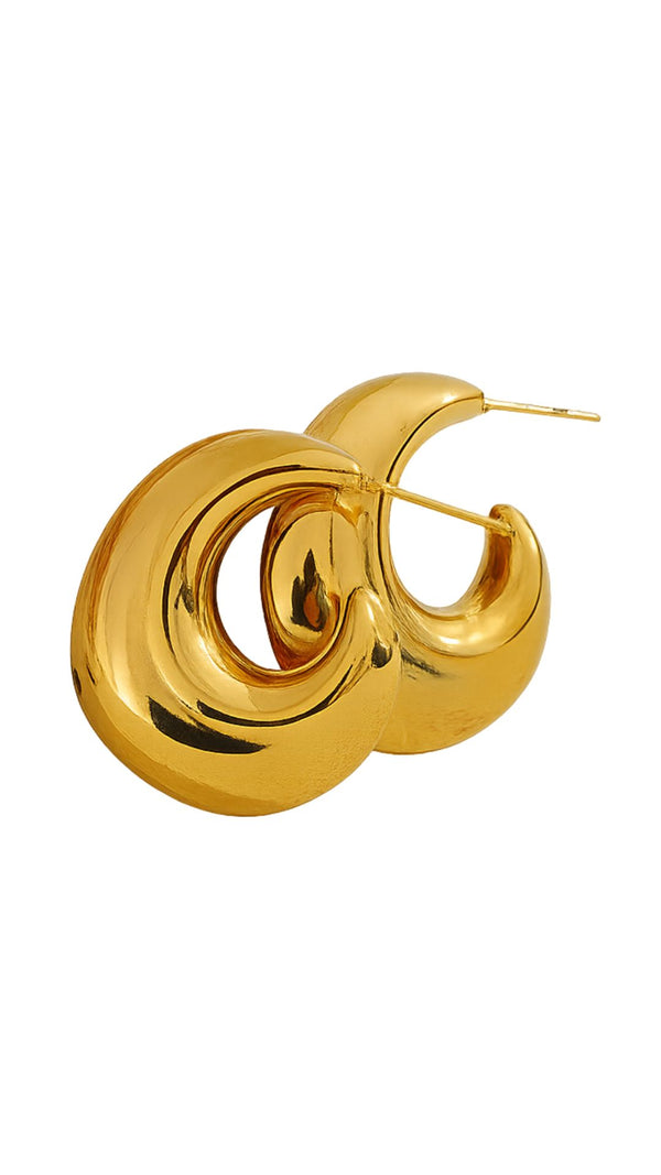 C Bold Earrings