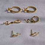 Snake Studs S925