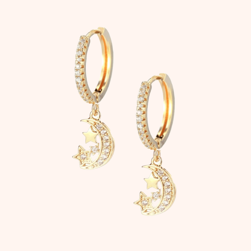 Golden Hill Hoop Earrings – Moonlight Musings Studio