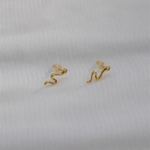 Snake Studs S925