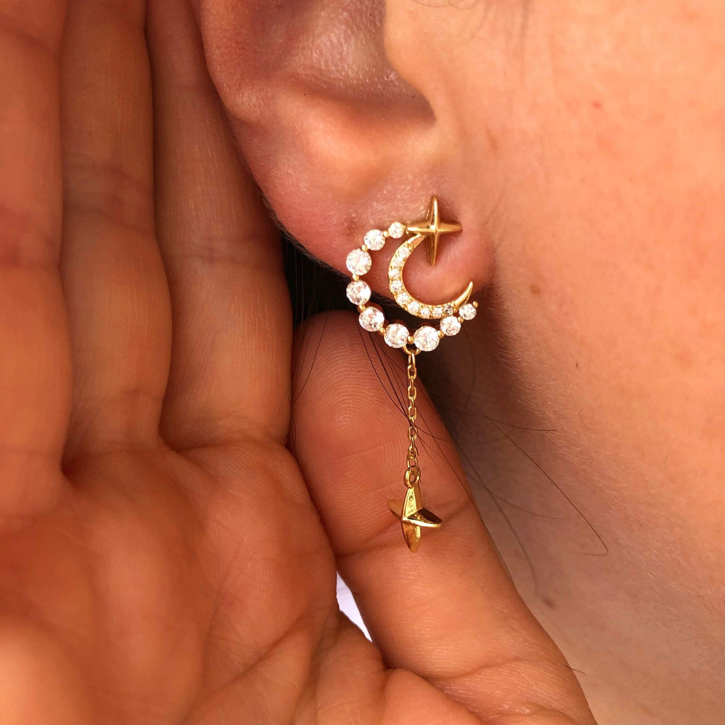 Lil Moon Earrings
