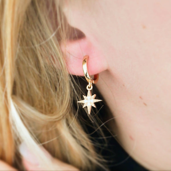 Star Moon Earrings